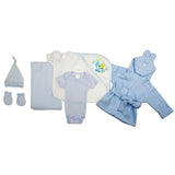Essential Newborn Baby Boy 7 Piece Layette Set