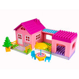 Dede Single Storey House Blocks For Children, Improving Hand And Eye