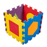 Matrax Eva Puzzle Play Mat, Geometric Shapes, 33 x 33 cm x 7 mm