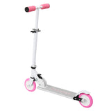 3 Height Adjustable Easy Folding Pink Scooter for Teens