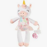 Unicorn Plush Paci Holder