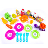 Dede Toy Trolley Food Set,Toy Play Food, Pretend Play Toys For 3+ Year