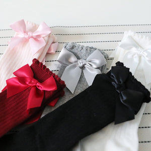 New baby socks Kids Toddlers Girls Big Bow