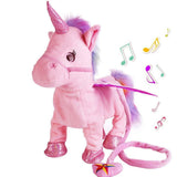 Funny Electric Walking Music Unicorn Plush Toy Stuffed Animal Toy