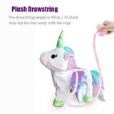 Funny Electric Walking Music Unicorn Plush Toy Stuffed Animal Toy