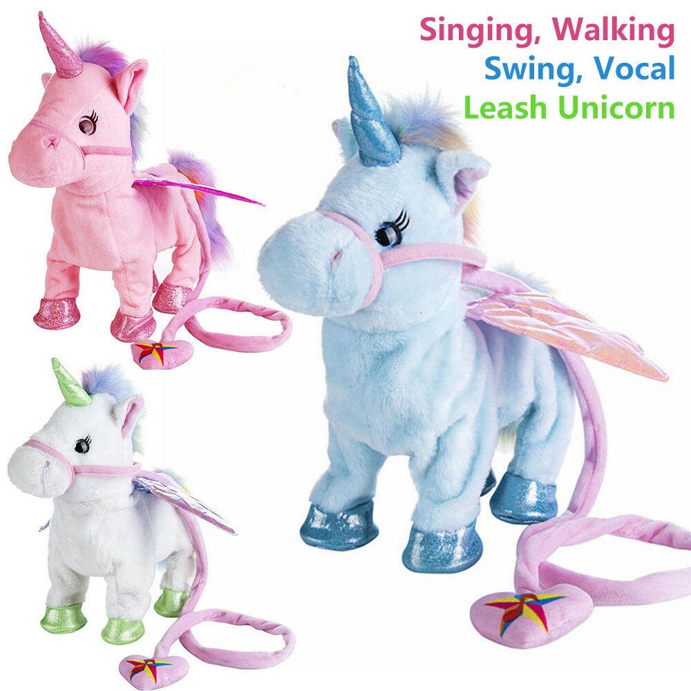 Funny Electric Walking Music Unicorn Plush Toy Stuffed Animal Toy
