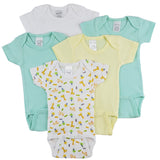 Bambini Short Sleeve One Piece 5 Pack