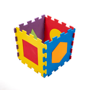 Matrax Eva Puzzle Play Mat, Geometric Shapes, 33 x 33 cm x 7 mm