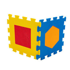 Matrax Eva Puzzle Play Mat, Geometric Shapes, 33 x 33 cm x 7 mm