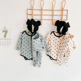 Baby Cartoon Print Pattern Soft Onesies Combo Trousers 2-Piece Sets